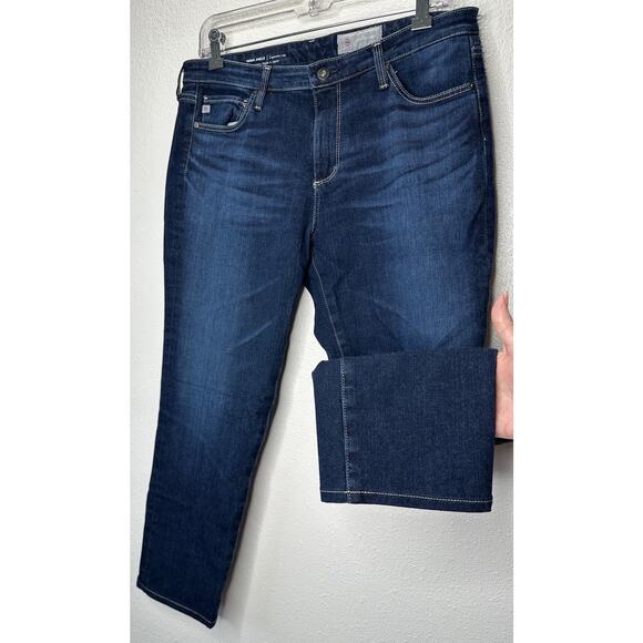 AG Dark Wash Prima Ankle Cigarette Leg Contour 360 Jean 31R - Picture 1 of 16